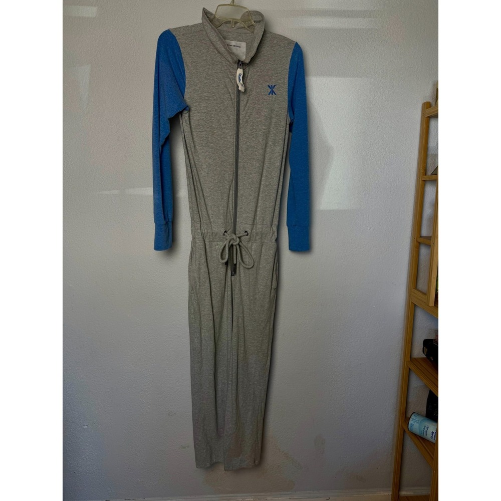 The‎ Norwegian Original One Piece Warm for Adults Size XS Gray & Blue Loungewear